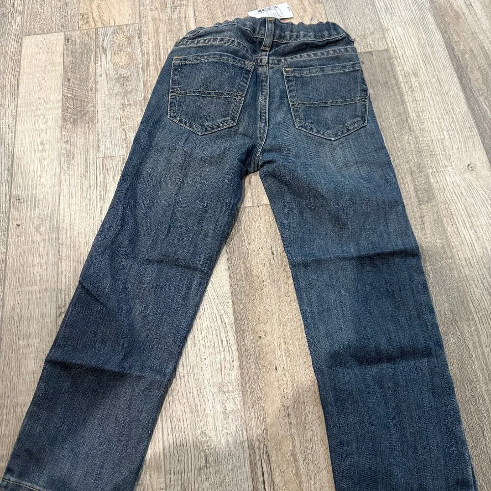 The Children’s Place Jeans Size 5T Straight Leg Elastic Waist Dustbowl Wash NWT